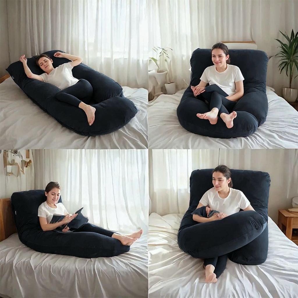 La Almohada Más Completa – Ergonómica, Multiusos y para Embarazo- Body Care