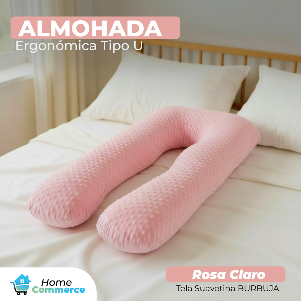 🩷 Almohada Ergonómica Para Embarazo ✨