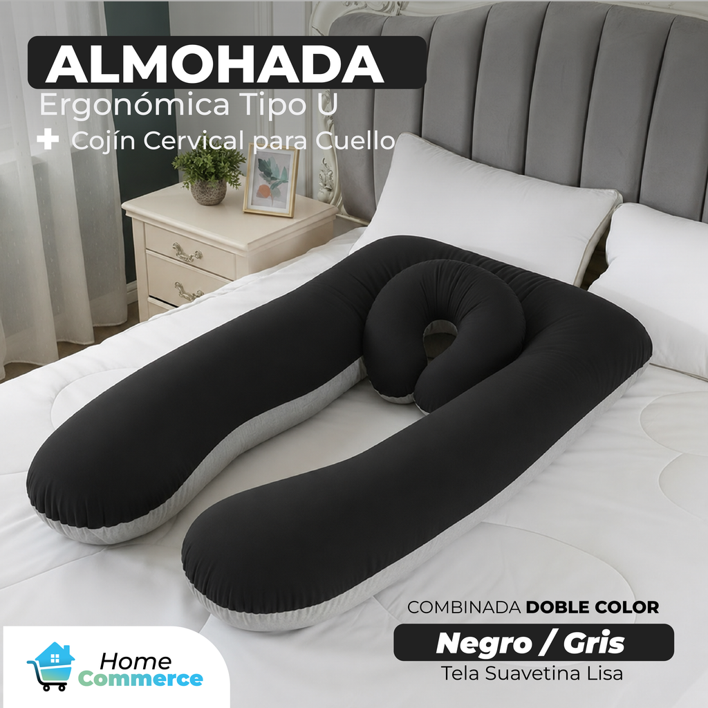 🔥 Almohada Ergonómica + Cojin Obsequio Gratis