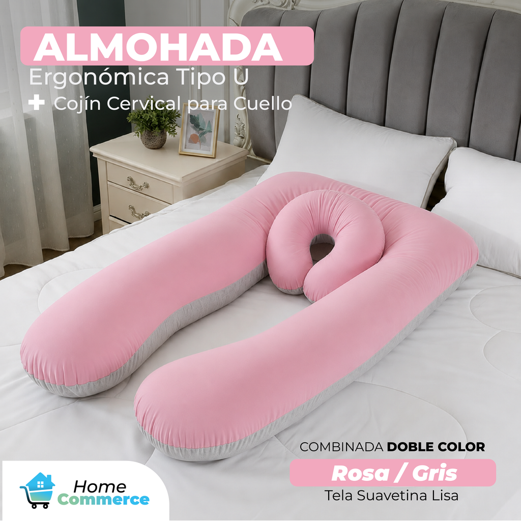 🔥 Almohada Ergonómica + Cojin Obsequio Gratis