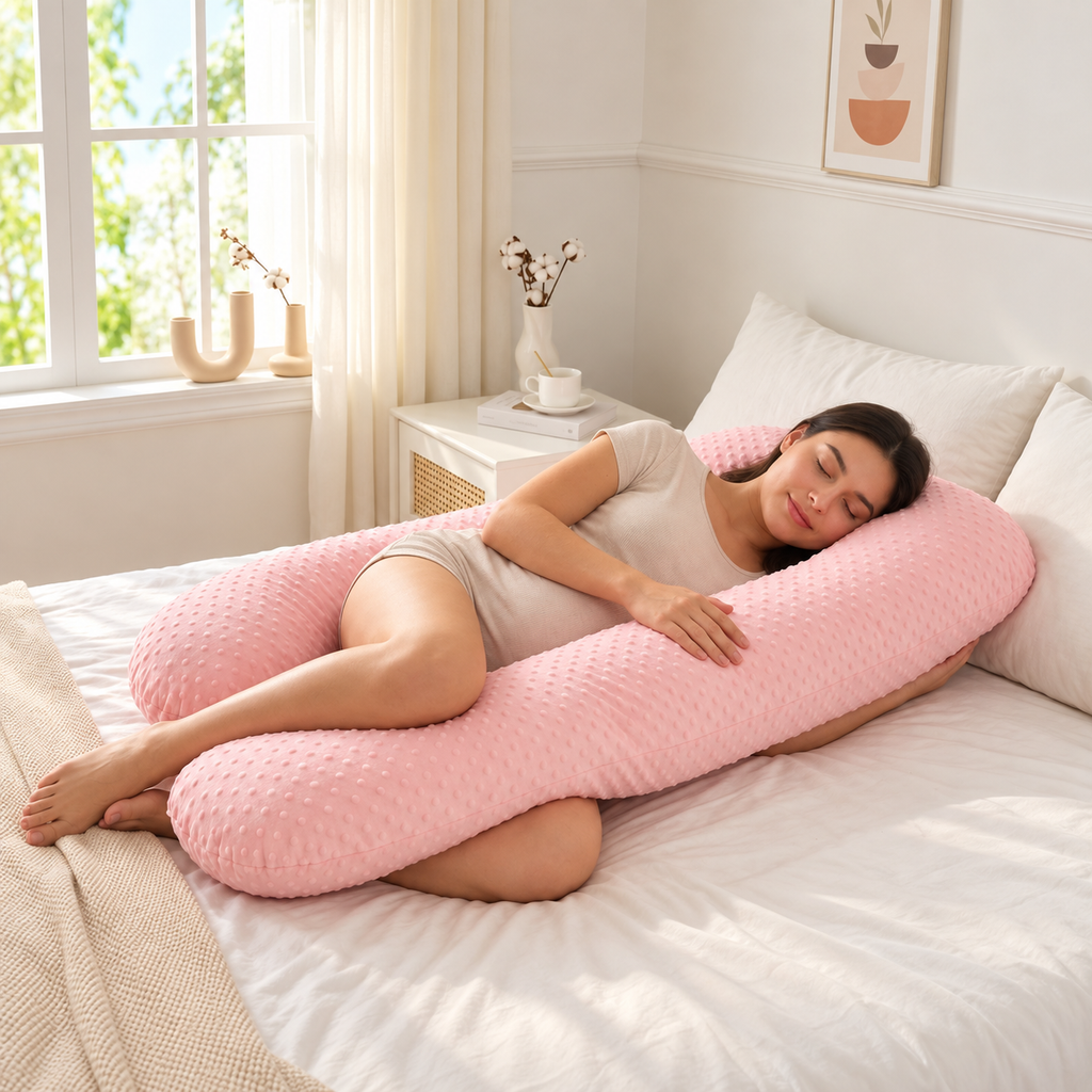 🩷 Almohada Ergonómica Para Embarazo ✨
