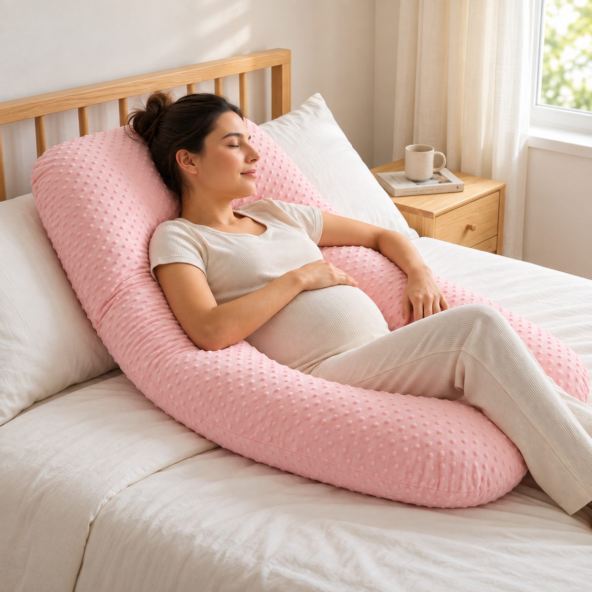 💤Almohada Tipo U Ergonómica para Descanso y Confort